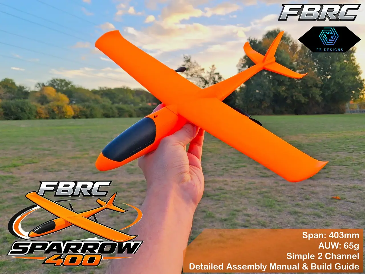 FBRC Sparrow 400 — modelo 3D
