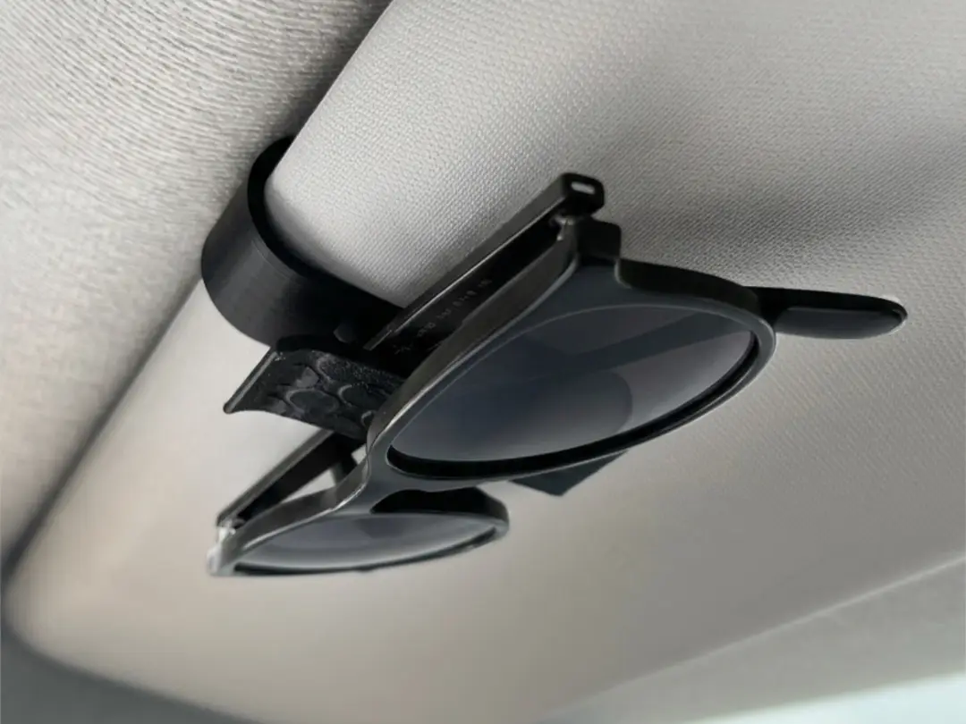 CAR VISOR SUNGLASSES HOLDER — modelo 3D