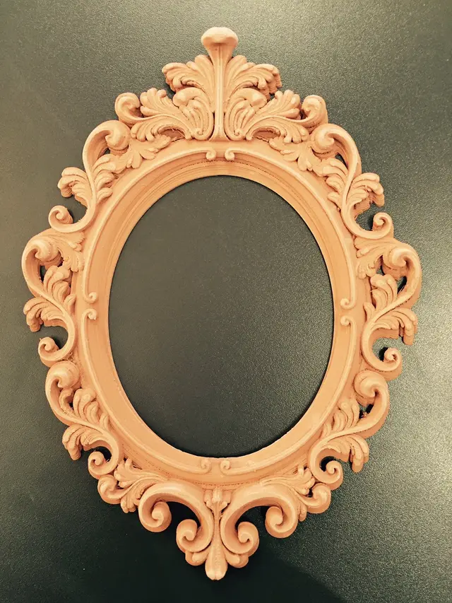 Baroque Picture Frame — modelo 3D