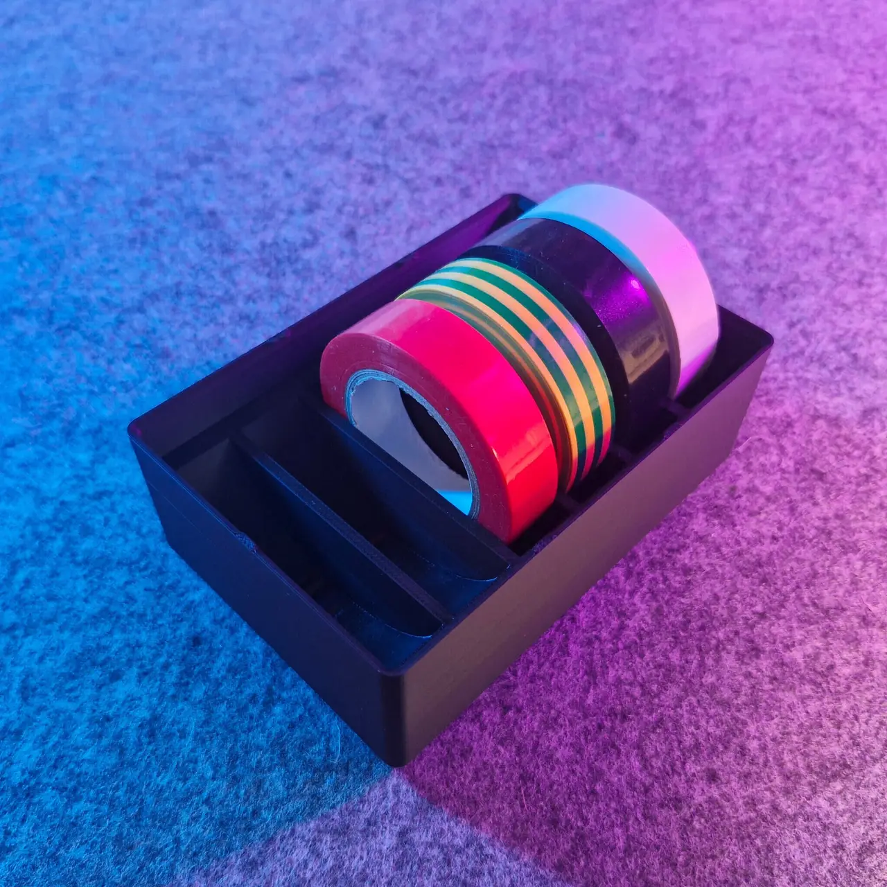 Gridfinity - Bin 2.3.6 - Electrical Tape Holder (remix) — modelo 3D