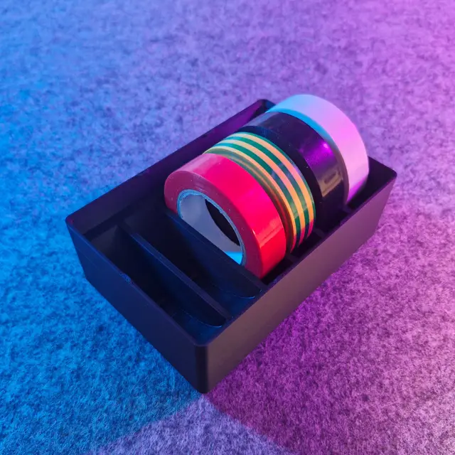 Gridfinity - Bin 2.3.6 - Electrical Tape Holder (remix) — modelo 3D