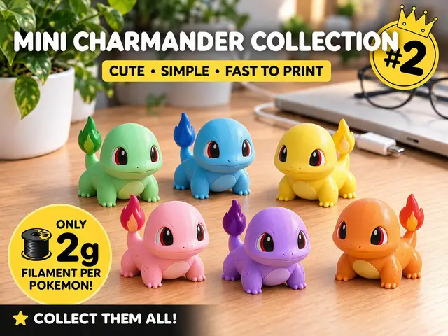 Mini Charmander – Mini Pokémon Collection — modelo 3D