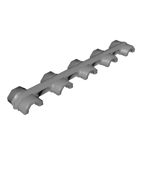 5 MU Fix Point Bolt-Locked Insert - Rail — modelo 3D