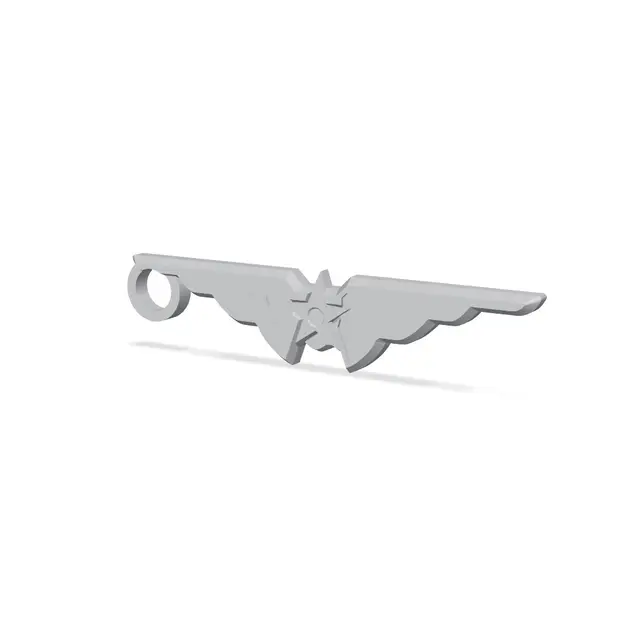 Warhawk Keychain Charm — modelo 3D