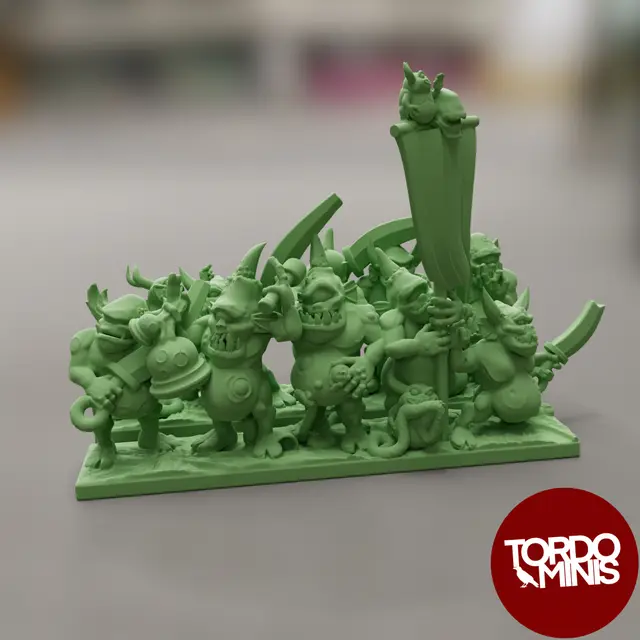 Infection Demons: Nastiers Infantry & Little Stinkers (10mm) — modelo 3D