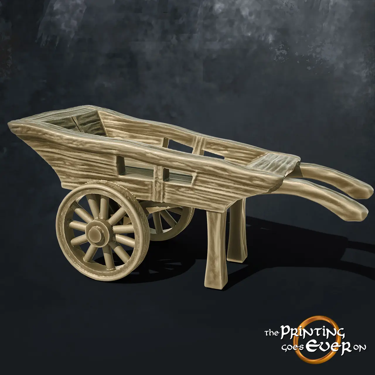 Wooden Cart — modelo 3D