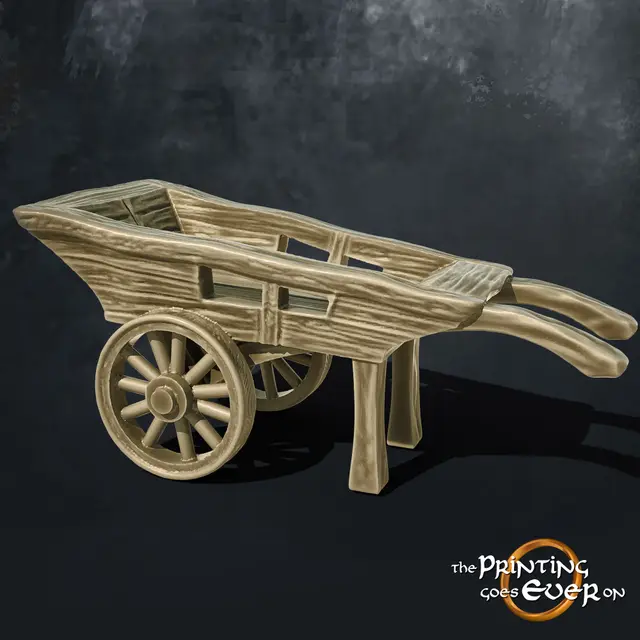 Wooden Cart — modelo 3D