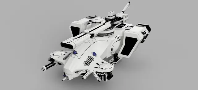 2 PI TX7 Hammerhead — modelo 3D