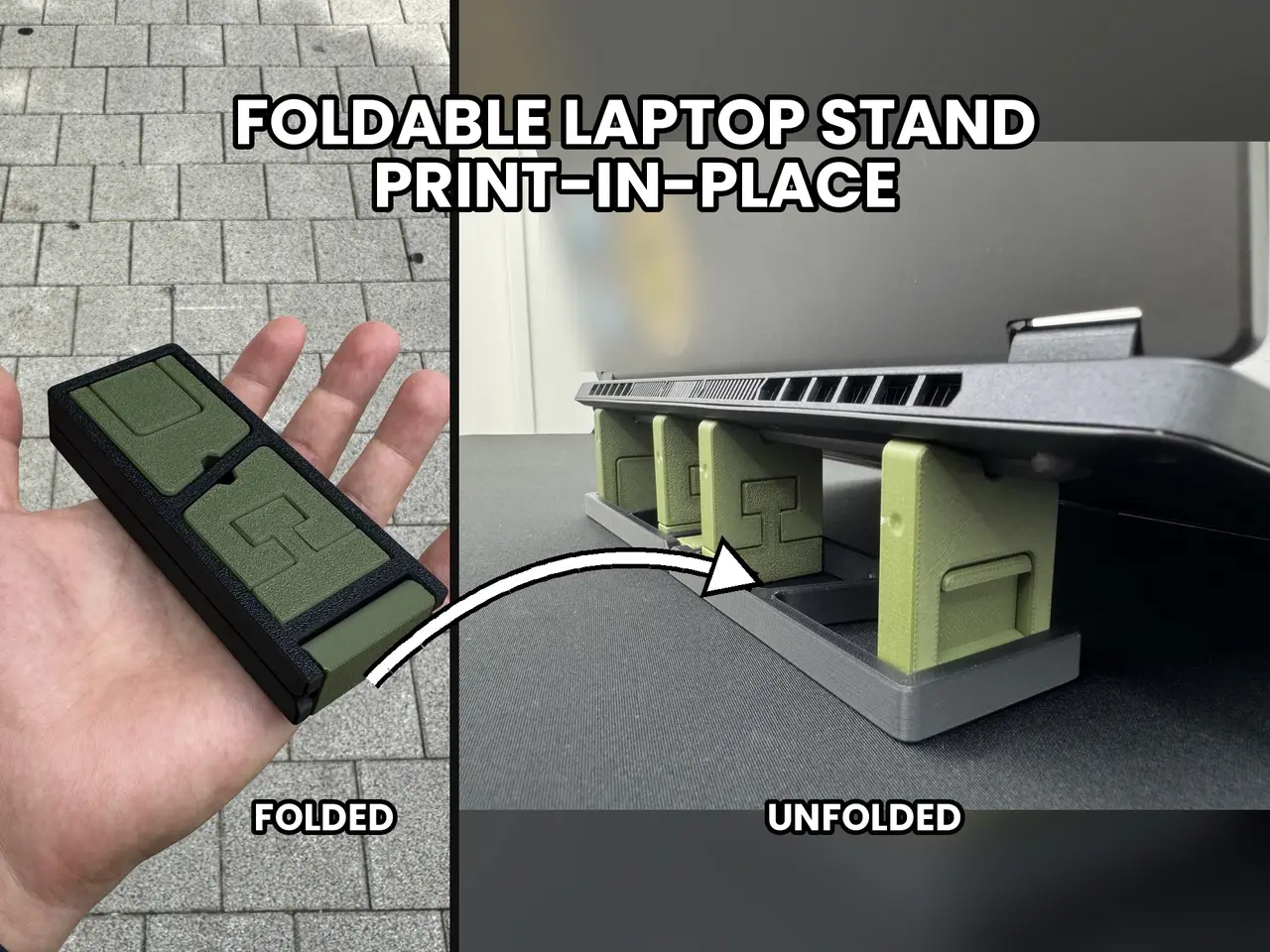Foldable Laptop Stand — modelo 3D