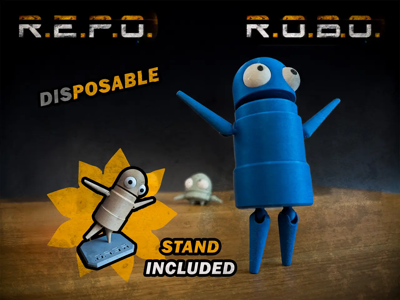 REPO Robot - Posable and Disposable — modelo 3D