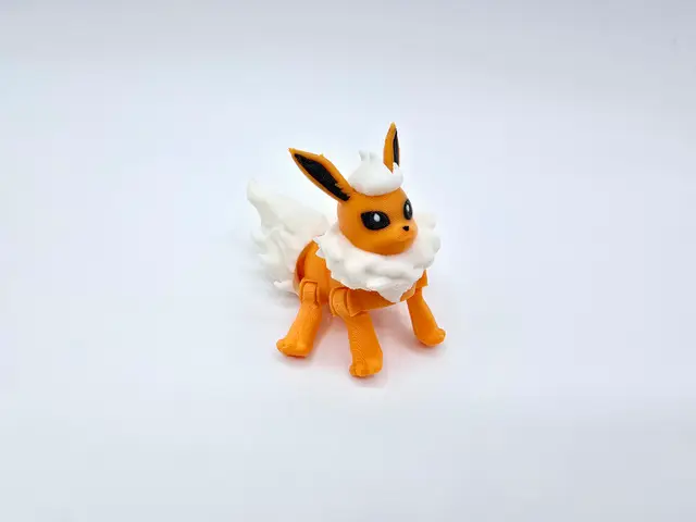 Pocket Pets - Pocket Flexi Flareon - Pokepet — modelo 3D