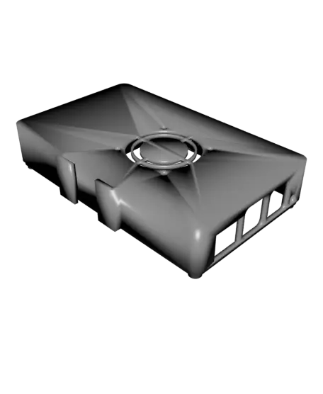 Raspberry Pi 3 Plus Case with Buck Converter (Ender 3, 3 Pro, 3 V2) — modelo 3D