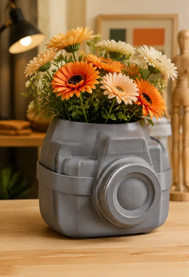 Camera Vase — modelo 3D
