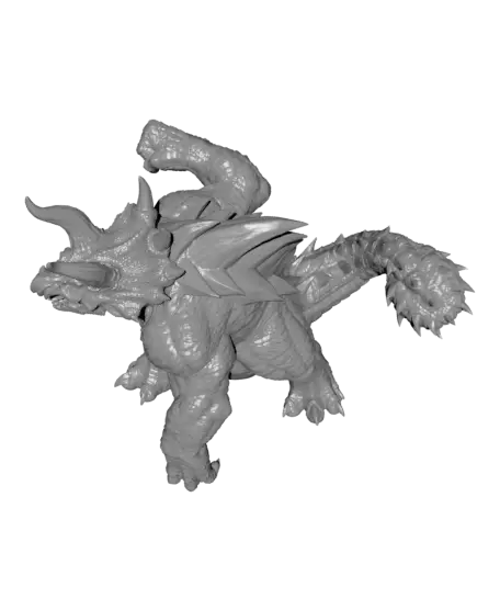 Tricerahulk — modelo 3D