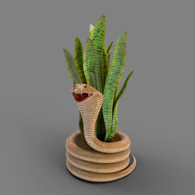 Snake Pot — modelo 3D