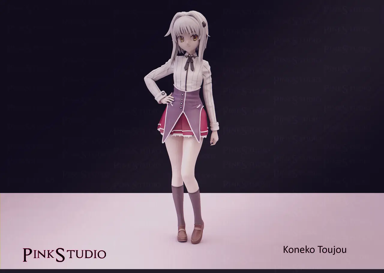 Koneko (ねこ) — modelo 3D