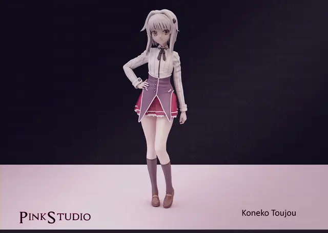 Koneko (ねこ) — modelo 3D