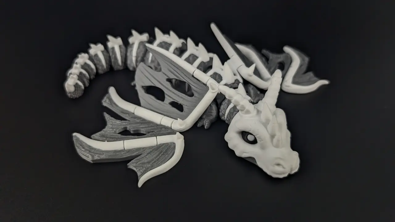 Elder Bone Dragon - Flexi Toy Figure — modelo 3D