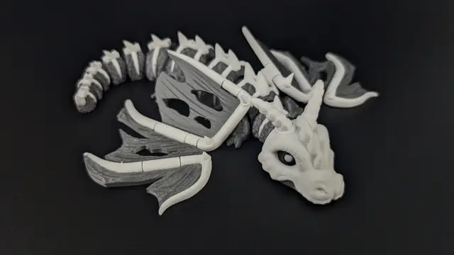 Elder Bone Dragon - Flexi Toy Figure — modelo 3D