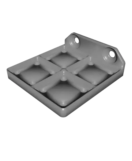 Multiboard Mounted 2x2 Gridfinity Baseplate — modelo 3D