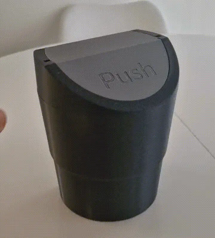 Car Trash Can — modelo 3D