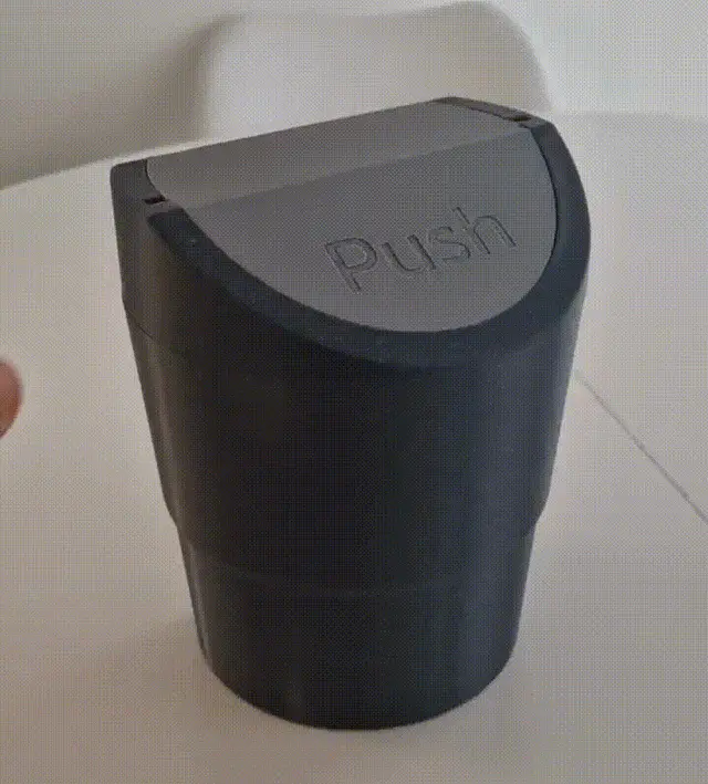Car Trash Can — modelo 3D