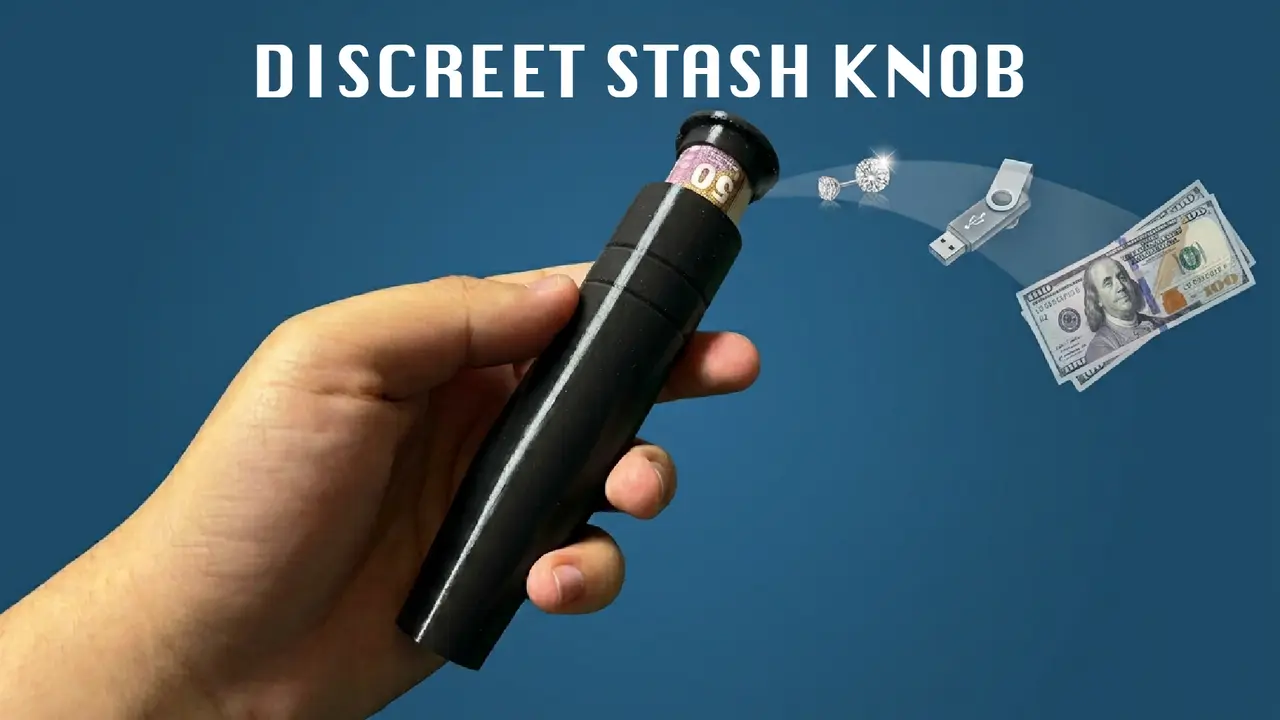 Discreet Stash Knob — modelo 3D