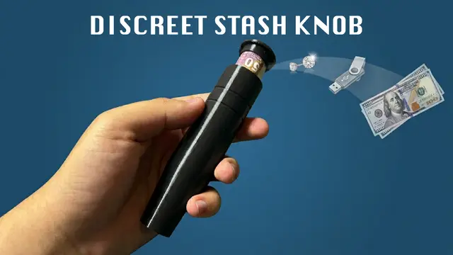 Discreet Stash Knob — modelo 3D