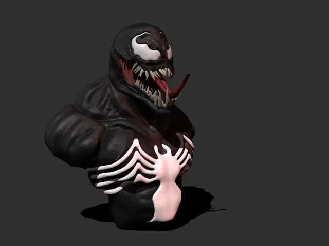 Venom bust — modelo 3D