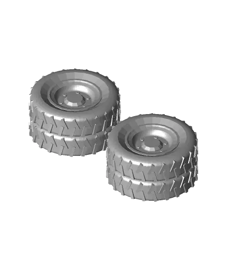 Gaslands - Wheel Upgrades — modelo 3D