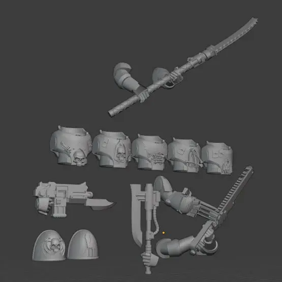 Night Lords Upgrades MK4 Armor — modelo 3D