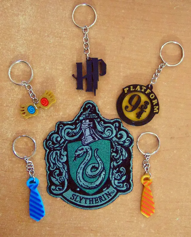 Llaveros de Harry Potter — modelo 3D