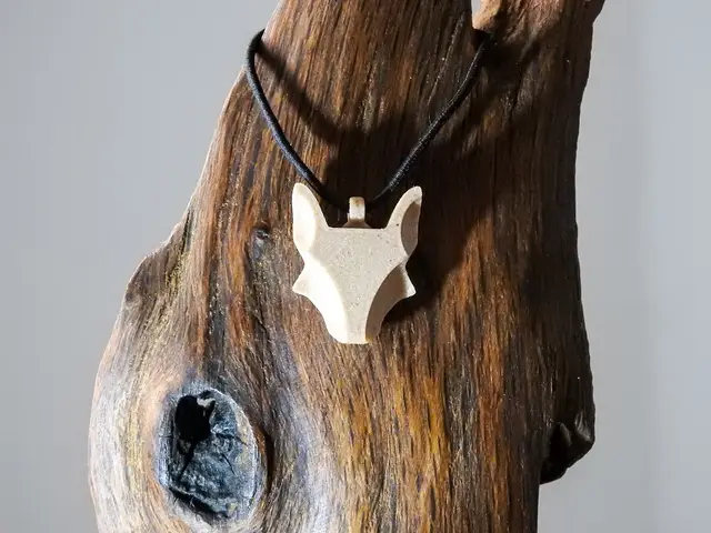 Fox pendant — modelo 3D