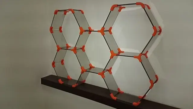 Hex Shelf — modelo 3D