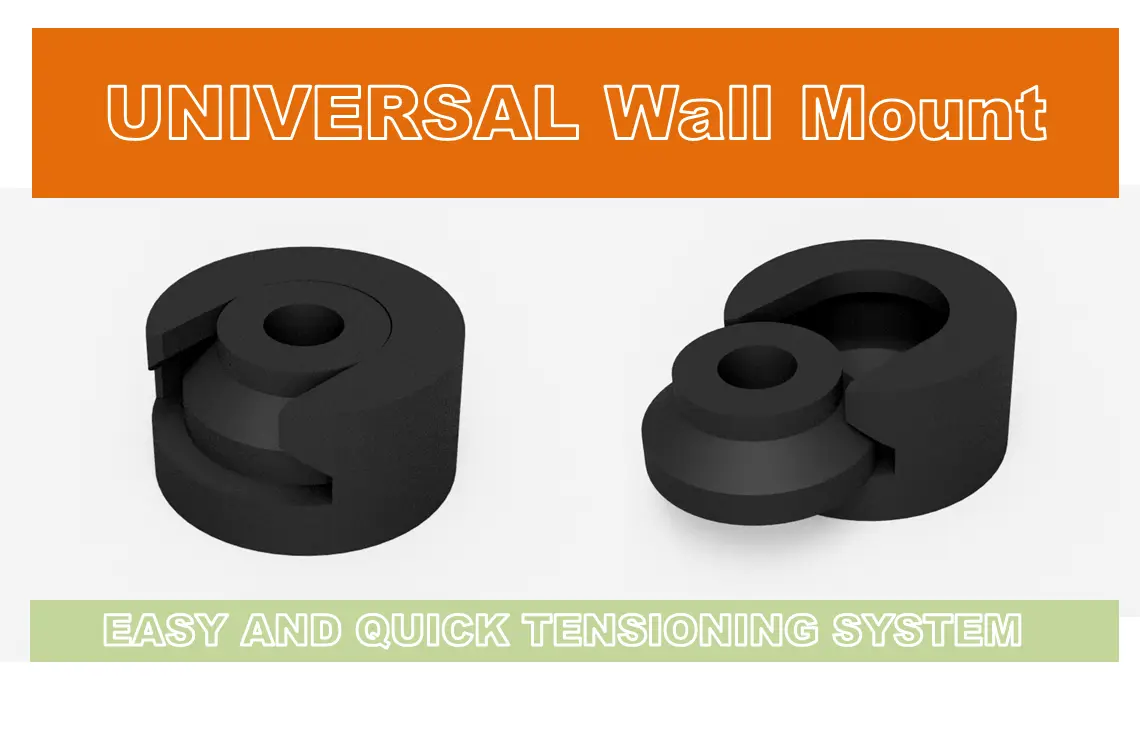 Universal Wall Mount - round — modelo 3D