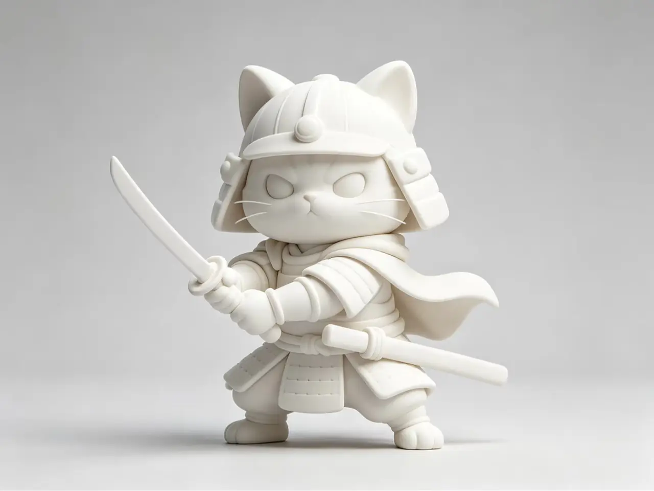 猫猫武士 迷你模型 — modelo 3D