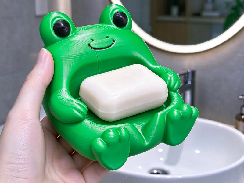躺平蛙肥皂盒 — modelo 3D