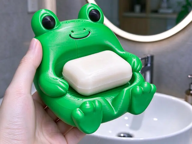 躺平蛙肥皂盒 — modelo 3D