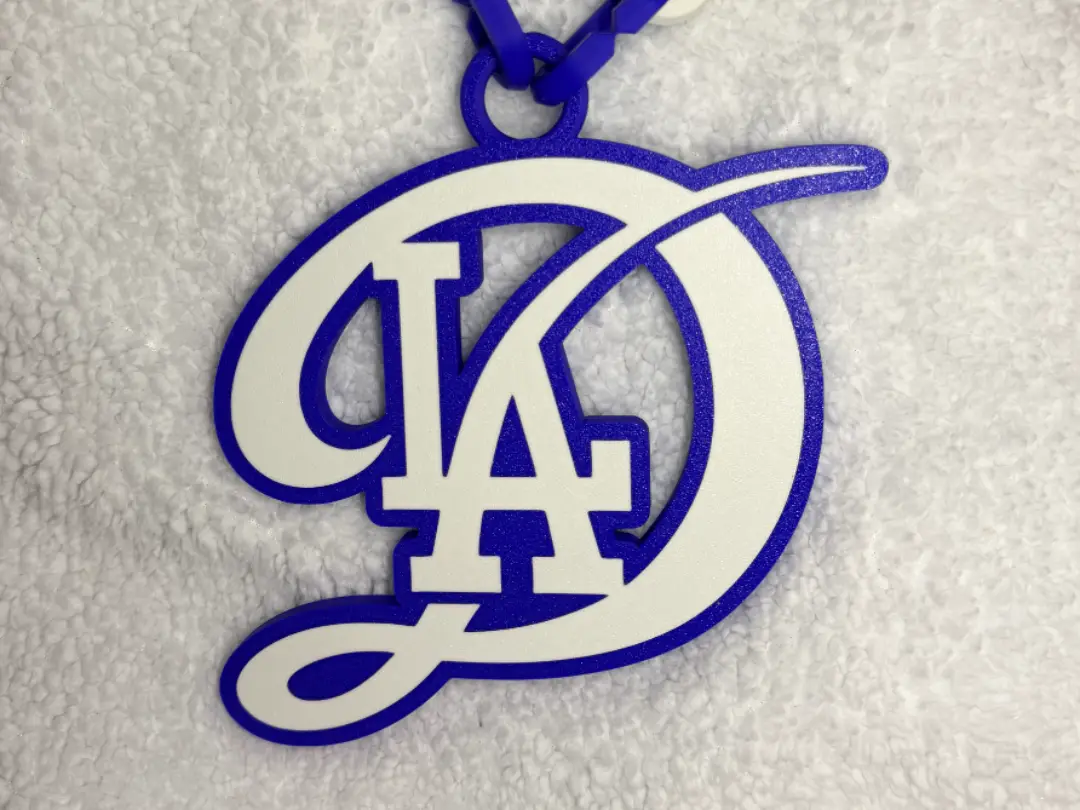 Los Angeles Dodgers Hype Chain - City Connect Logo — modelo 3D