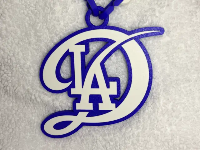 Los Angeles Dodgers Hype Chain - City Connect Logo — modelo 3D