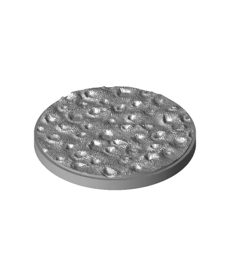 27mm Round Bases for Tabletop Miniature Games - pack 2 — modelo 3D