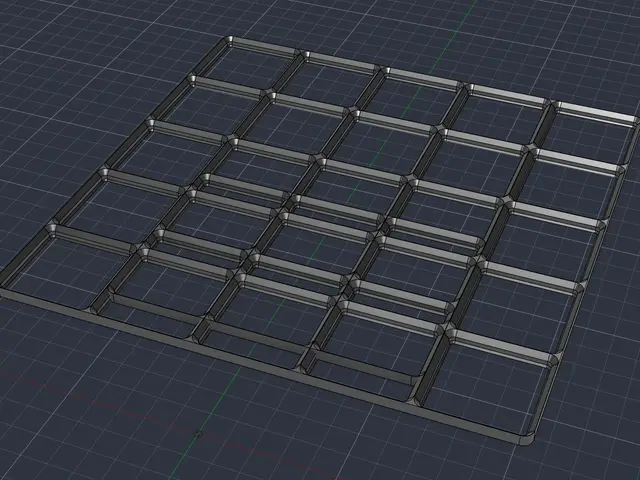 Baseplate Gridfinity_ 5x5 — modelo 3D