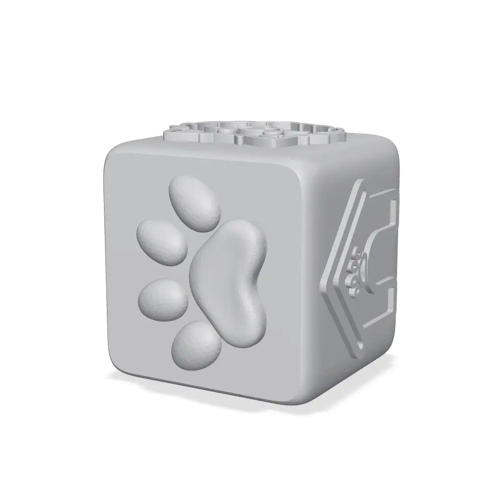 Play-doh stamping cube - dogs — modelo 3D