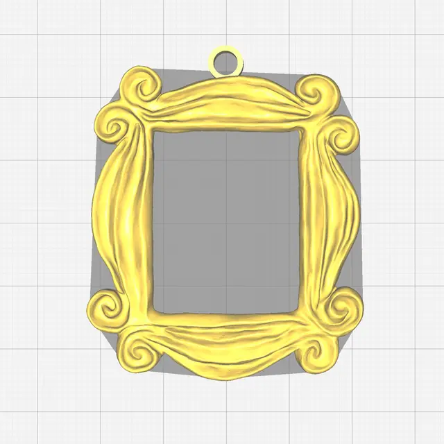 Friends Peephole Frame Keychain — modelo 3D
