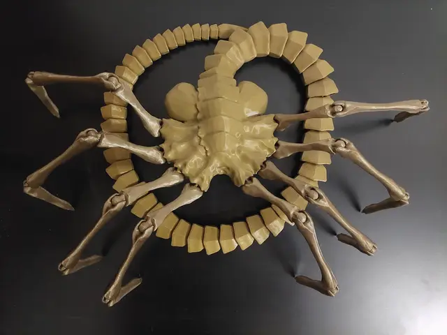 Facehugger Tail (Realistic Version) — modelo 3D