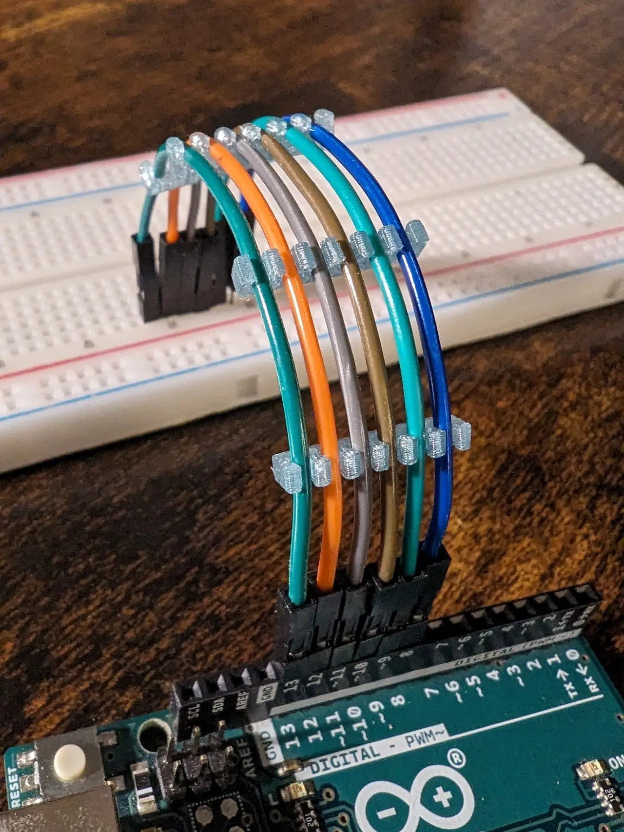 Parametric Dupont Cable Comb — modelo 3D