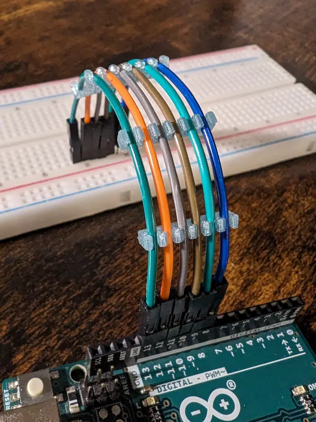 Parametric Dupont Cable Comb — modelo 3D