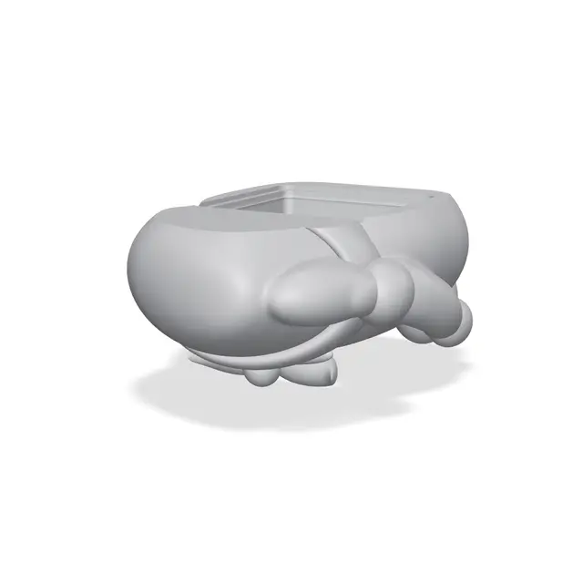 LONG BEARD - Santa Tissue Dispenser — modelo 3D