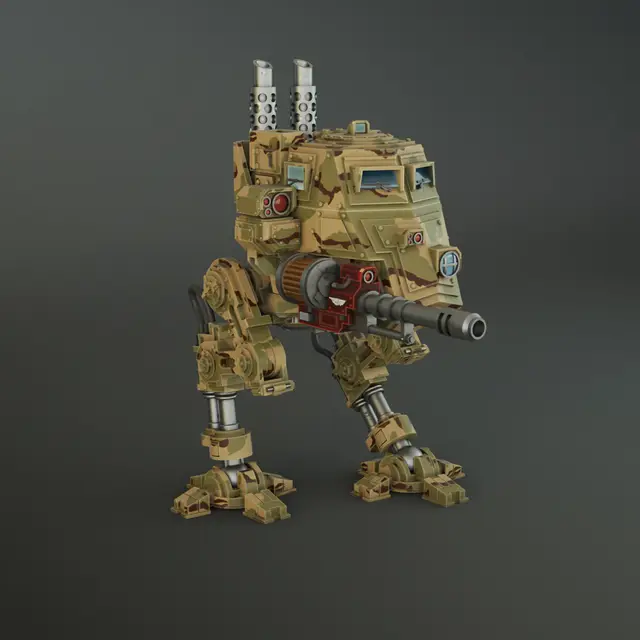 Armoured Chicken Walker — modelo 3D