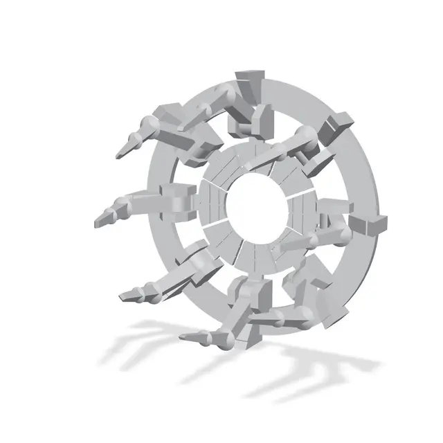Spider Coaster That Grips Your Cup — modelo 3D